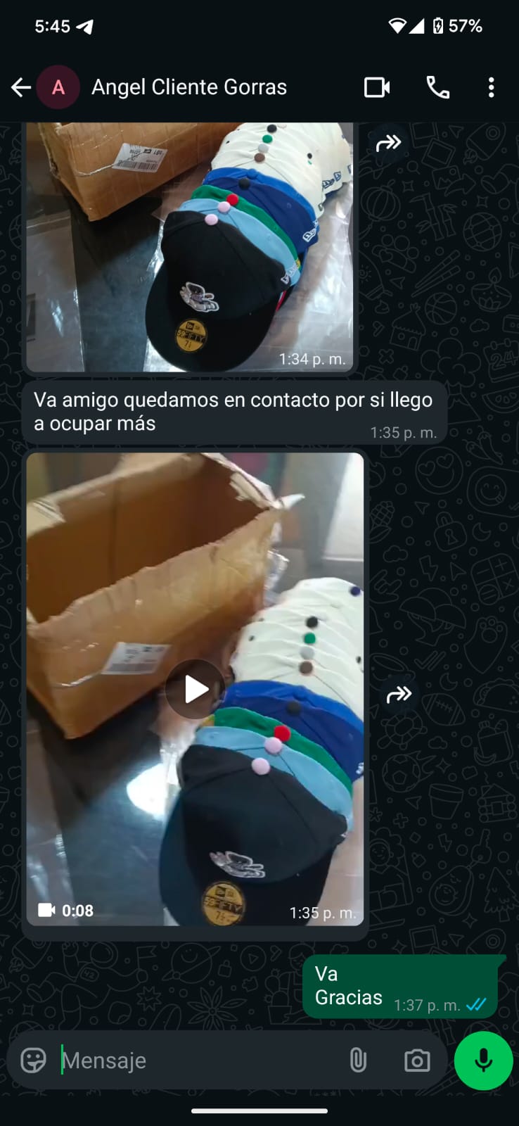Cliente Johnny Caps